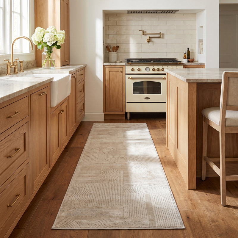 Nuevo Collection Modern Abstract Geometric Area Rug, Runner 2'1" x 7'4"