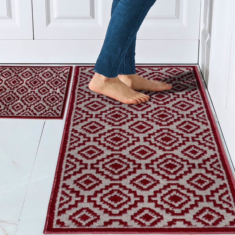 Tapis de cuisine antidérapant Stanson, Rectangle 59 po x 24 po + 35 po x 24 po