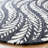 Kahlo Hand Tufted Wool/Cotton Floral Rug in Charcoal/Ivory-1333584752