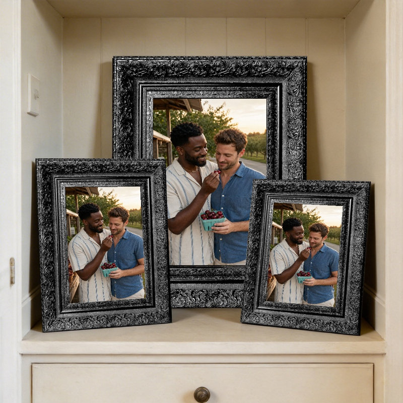 Cadre photo noir 1PC pour photos et cadeaux de 5 po x 7 po