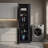 Storage Cabinet Manika, Laundry, Black