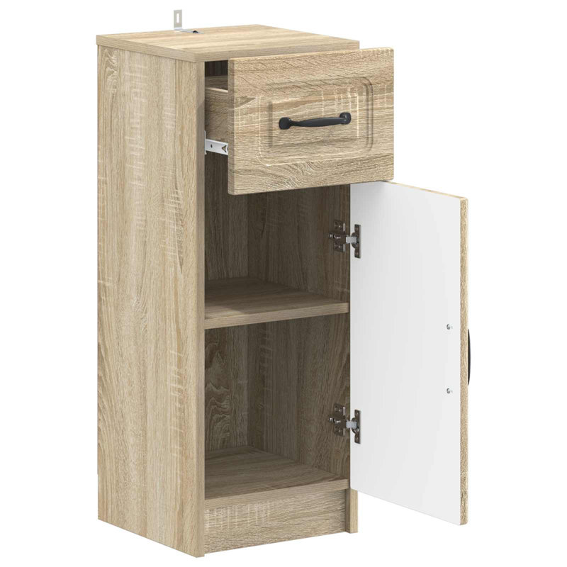  Bathroom Storage Cainet with Drawer UTRECHT Engineered Wood Solution, Sonoma Oak