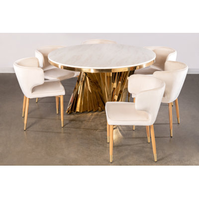 Kit Velvet Curved Back Side Chair with Elegant Ferrules – Modern Glam Dining or Accent Chair
