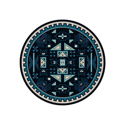 Tapis bleu Marydel