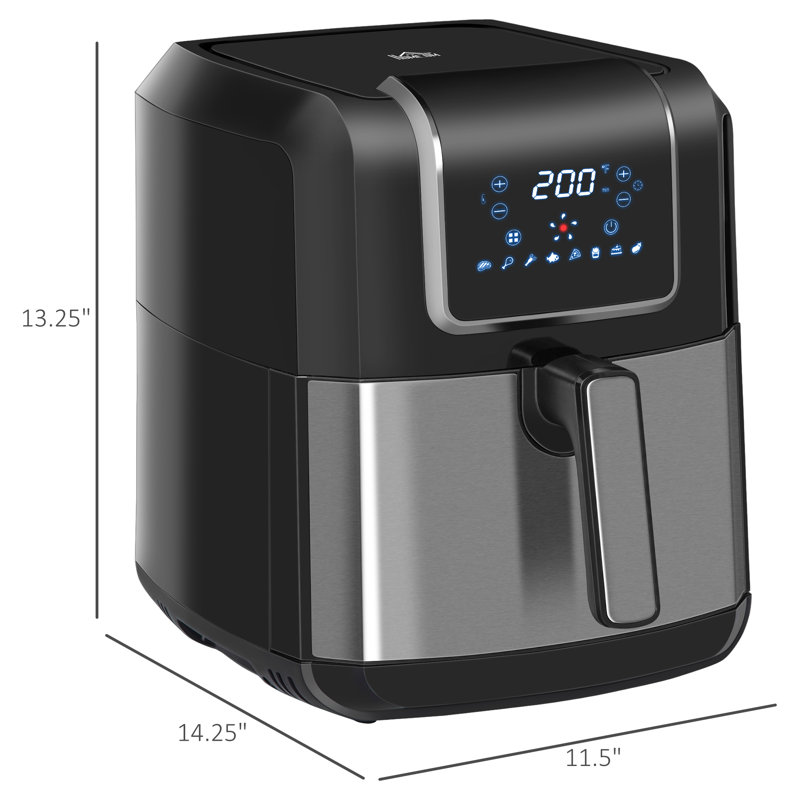 HomCom 6.52 Litre Air Fryer