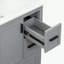 Meuble-lavabo de salle de bain avec lavabo en céramique, tablette de porte double couche et 3 tiroirs-563317479