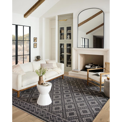 Tapis gris anthracite / colombe Vance