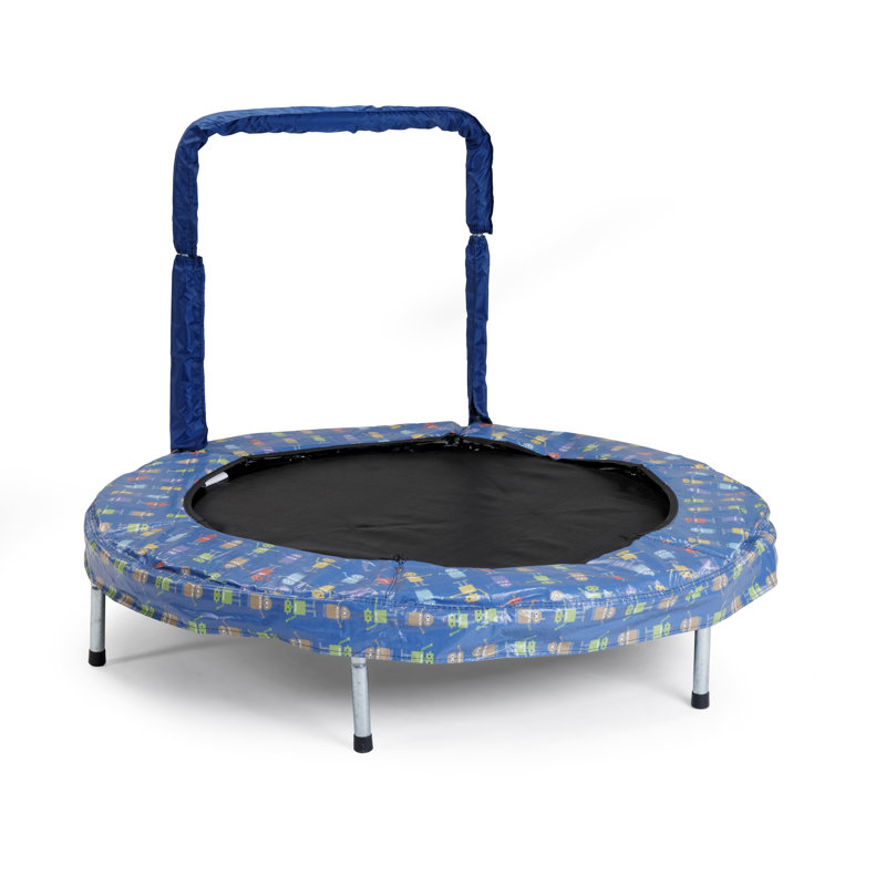 48" JumpKing Blue Robot Mini Trampoline