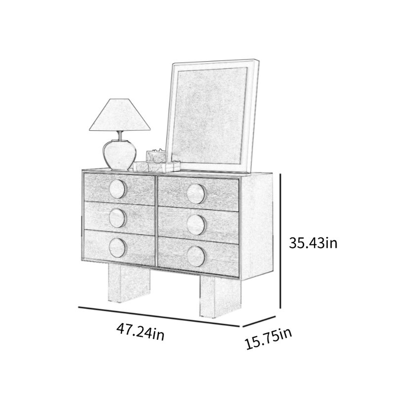 Commode longue française