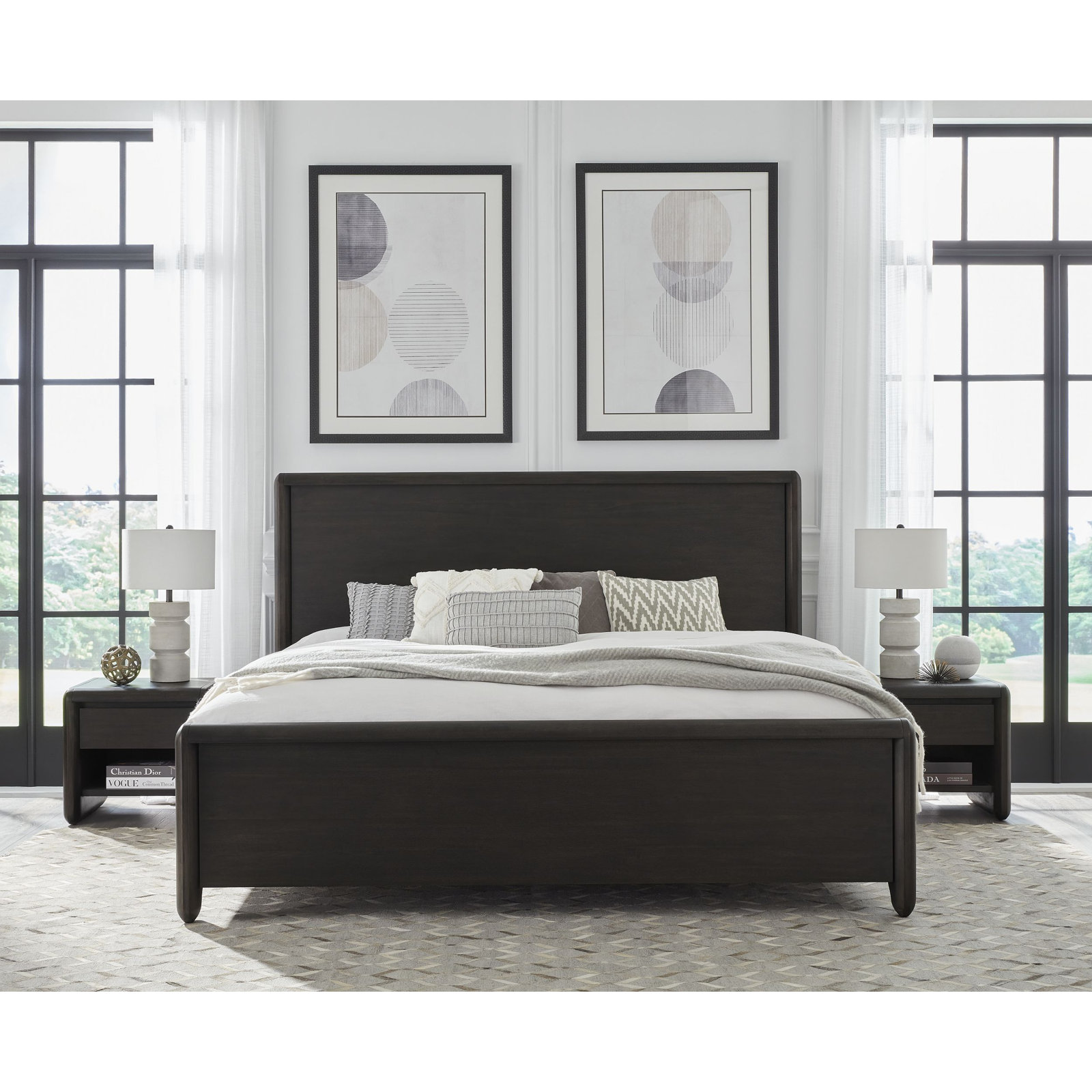 Acacia Wood Platform Bed, California King