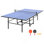 9Ft Mid-Size Table Tennis Table Foldable & Portable Ping Pong Table Set For Indoor Games With Net, 2 Table Tennis Paddles And 3 Balls