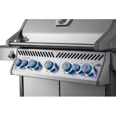 Barbecue à 5 brûleurs Rogue PRO-S 625 en acier inoxydable avec brûleur latéral et arrière infrarouge