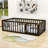 Guerriero Wooden Daybed Frame with Fence-1236834003-1236834000
