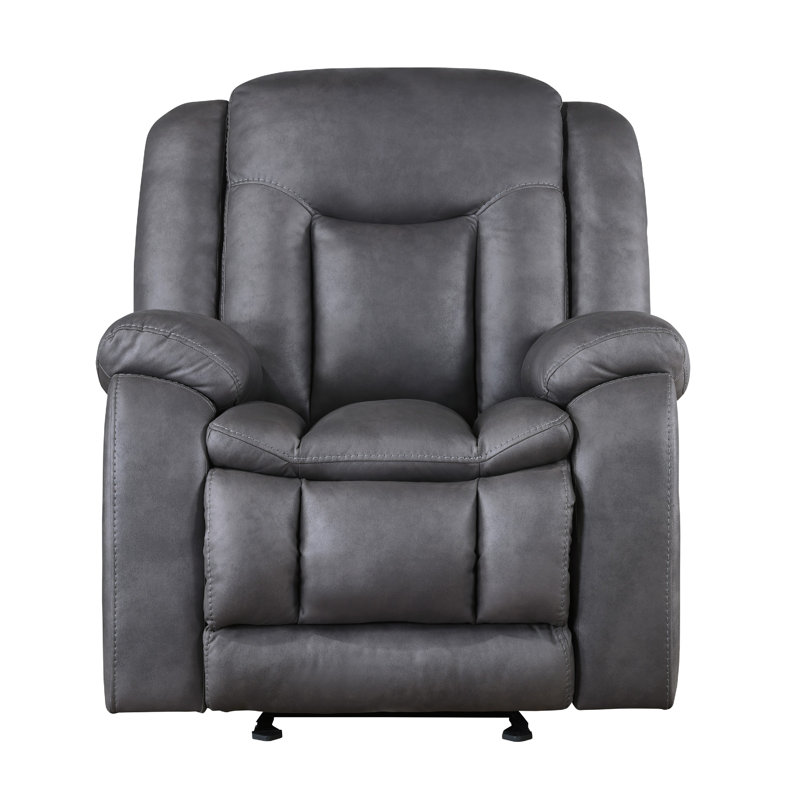 Ensemble de salon inclinable électrique 3 pièces Olaf, 6 places, USB, appui-tête réglable, gris