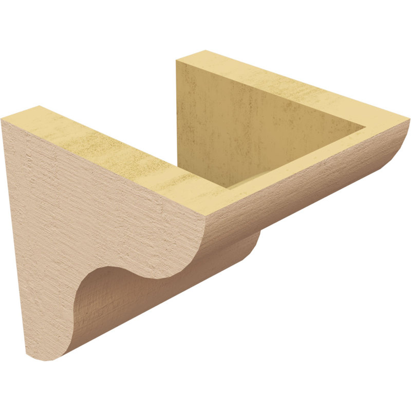 Bois de cèdre brut Carmel TimberThane Corbel, H 6 po x l 6 po x P 6 po
