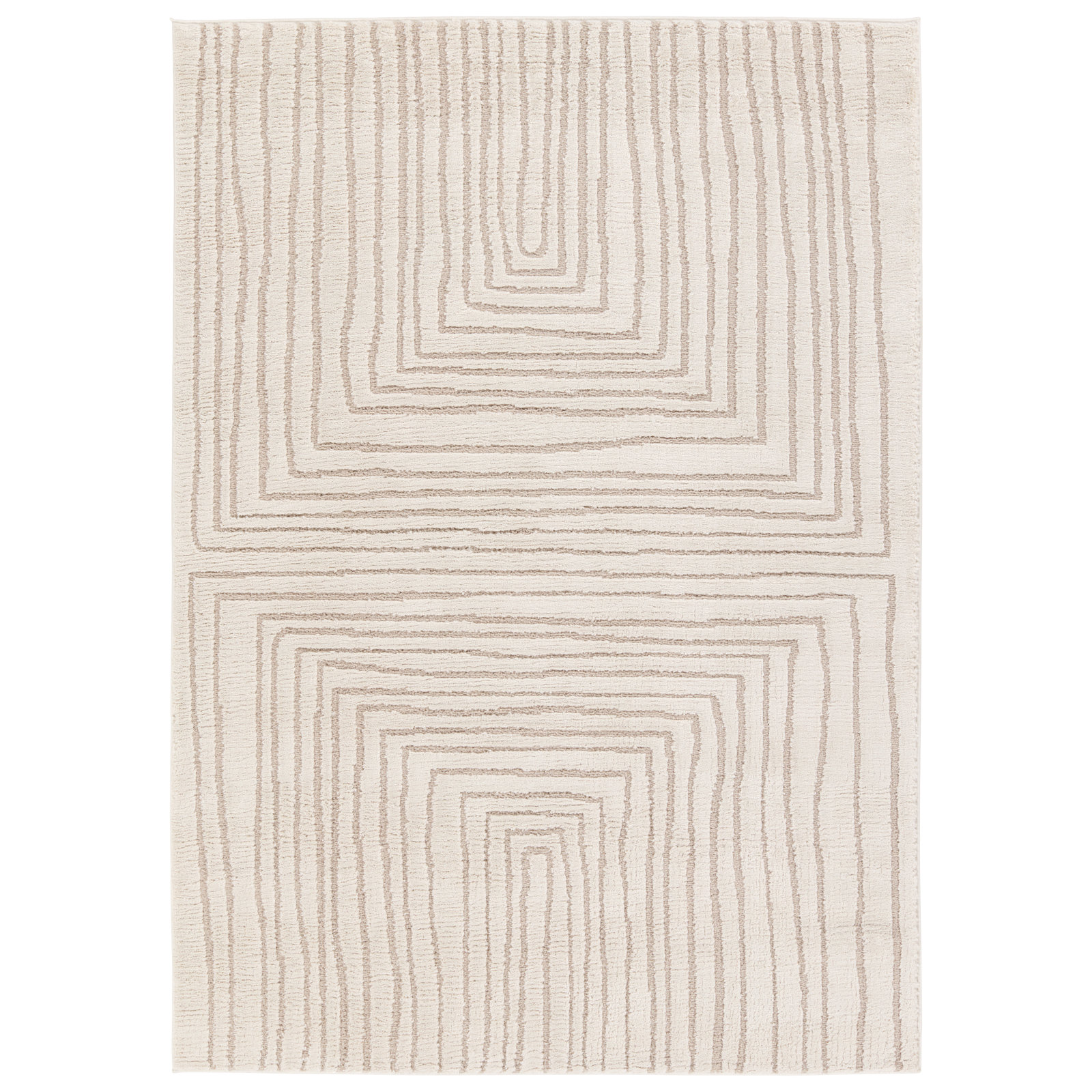 Quillan Beige Rug, Rectangle 6'3" x 9'6"