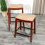 Tabouret 30 ", siège en cuir