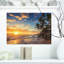 « Paradise Tropical Island Beach with Palms » par Valio84sl - impression photographique sur du métal-1204702955-1204702957-1127495410