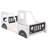Classic Car-Shaped Platform Bed With Wheels-67910822