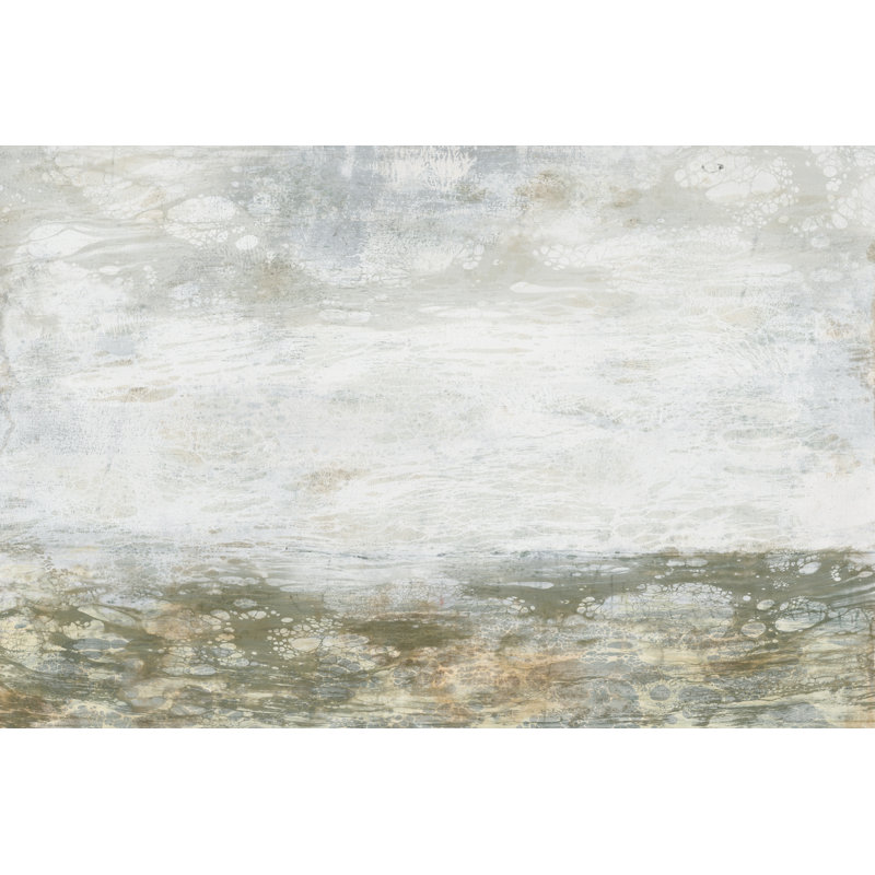 Neutral Horizon I by Jennifer Goldberger - Painting, Black Floater Framed, 81 cm H x 122 cm W