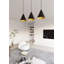 Cropper 3 - Light Black Kitchen Island Pendant-737139013
