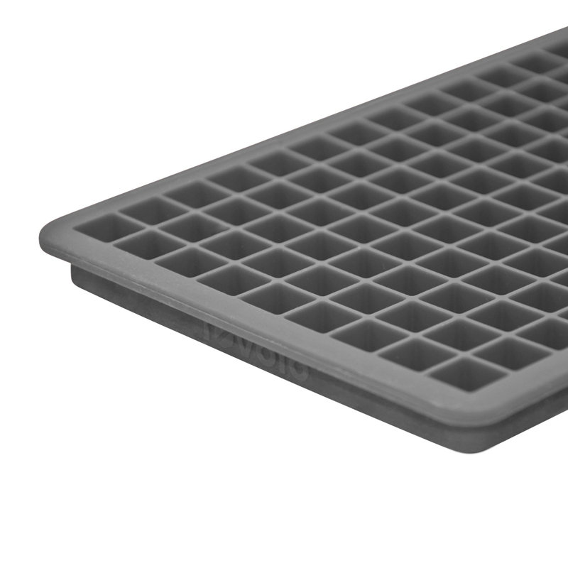 Mini Ice Cube Tray with Lid, Charcoal