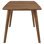 Natural Walnut Rectangular Dining Table
