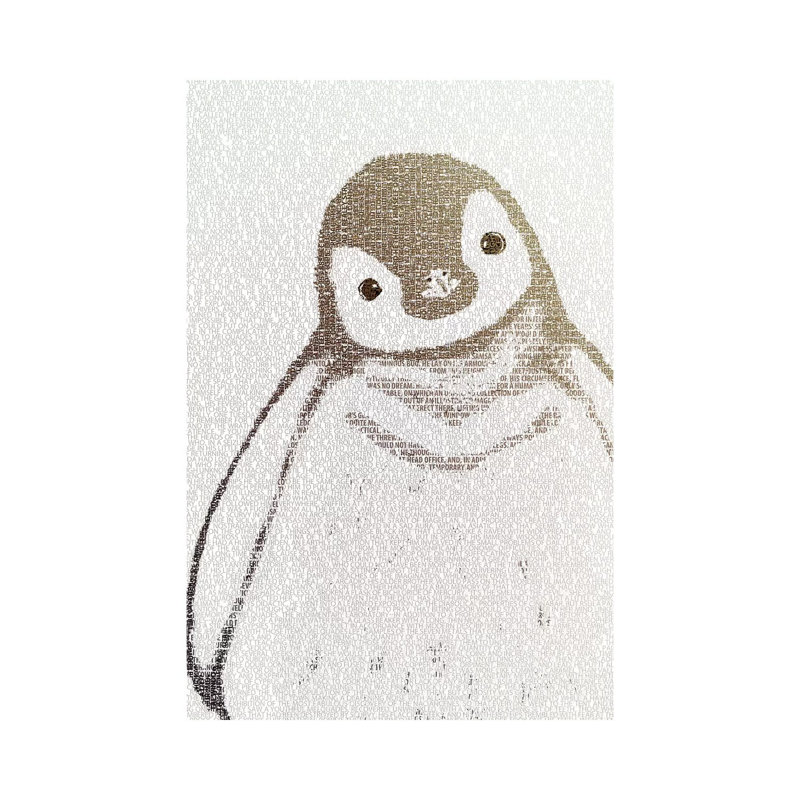The Intellectual Penguin II by Paula Belle Flores - Wrapped Canvas Painting, 66.04cm H x 45.72cm W x 1.905cm D