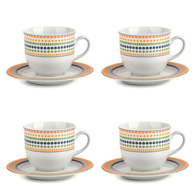 Porcelain Teacup and Saucer