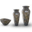 Vase de table en verre Kaleesi