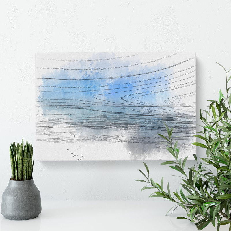 Across The Sea To Bournemouth - Wrapped Canvas, 40cm H x 60cm W x 4cm D