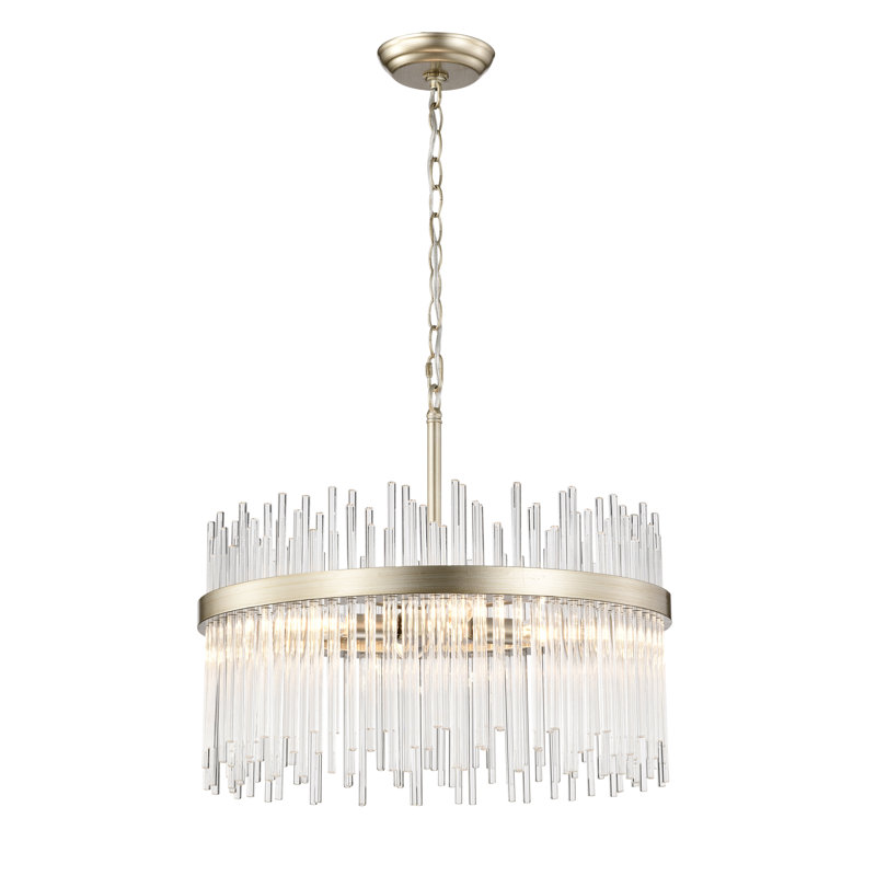 Lustre 5 lumières Iola Champagne