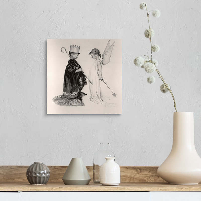 Art mural sur toile, Toile tendue, H 12 po x l 12 po x P 1,25 po