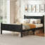 Twin Size Flat Panel Bed with Shaker and Farmhouse Style Design-866313263-866313232