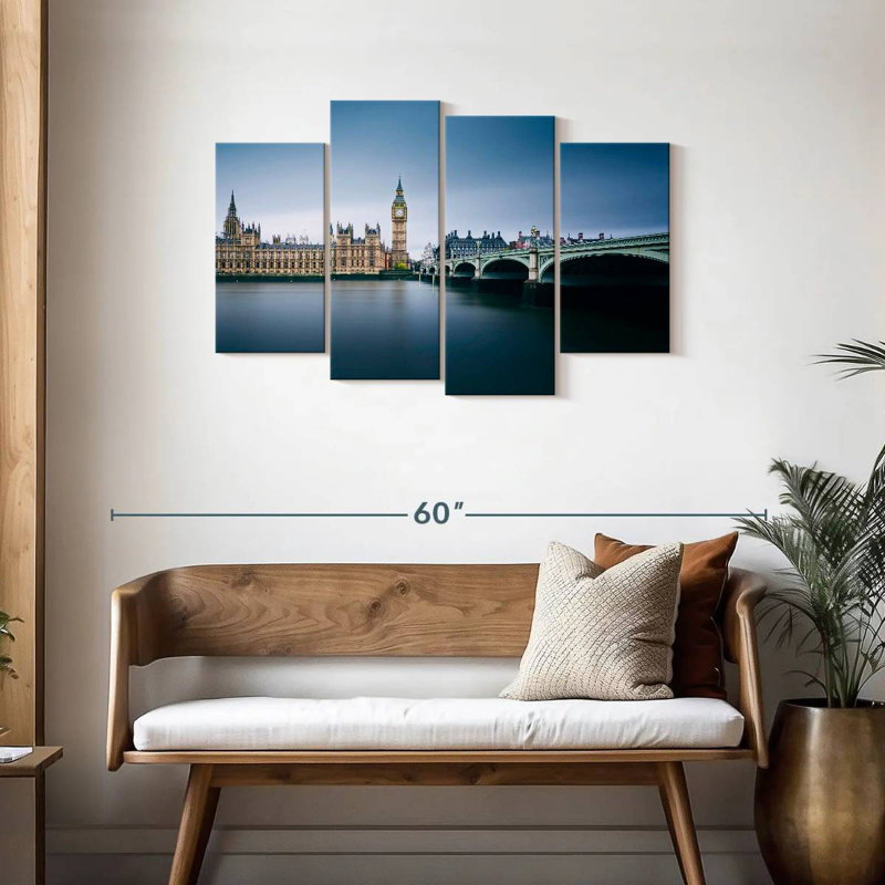 Keesha London Riverside Blue Hour, H 27 po x l 43 po