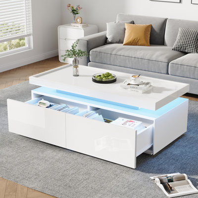 Frame Coffee Table with Storage