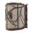 Rustic Lodge Flush Mounted Sconce