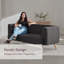 Oscar 3 Seater Wool Sofa