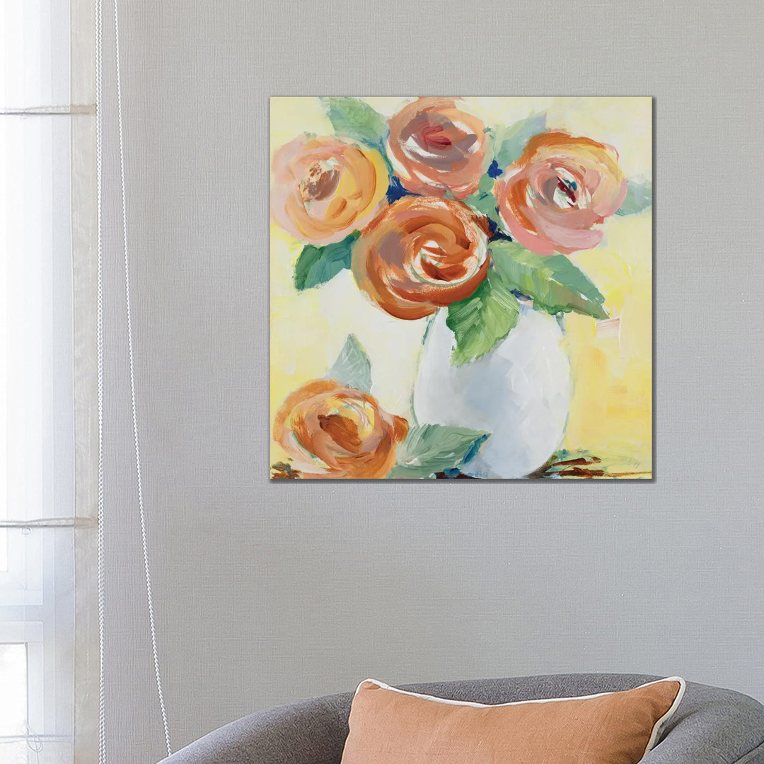 Sunny Blooms by Lanie Loreth - Wrapped Canvas Gallery-Wrapped Canvas GiclÃ©e