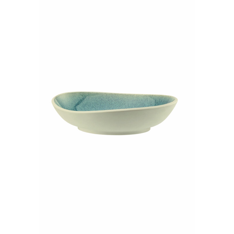 Junto Stoneware Serving Bowl, Aquamarine