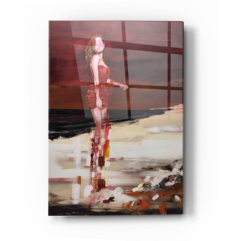 "In Red" par Oscar Alvarez Pardo, H 36 po x l 24 po x P 0,2 po