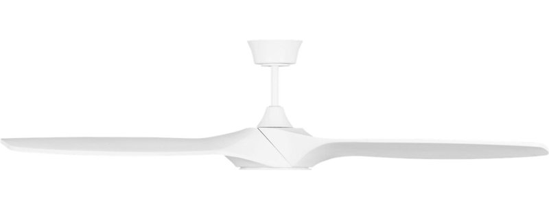 Selen Smart LED Ceiling Fan, Matte White, Matte White, 60" Wide