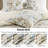 Herbal 100% Premium Cotton Sateen Print 5 Piece Duvet Set-114392051