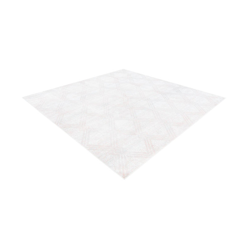 Langley Street® Modern Trellis Massie Rug, Square 5'3", Pink