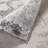 TOWN & COUNTRY LUXE Opaline Bold Marble Area Rug with Glam Metallic Ribbed Texture Pile, Black-165316831