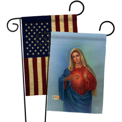Double Sided 13'' H x 13'' W Polyester Garden Flag