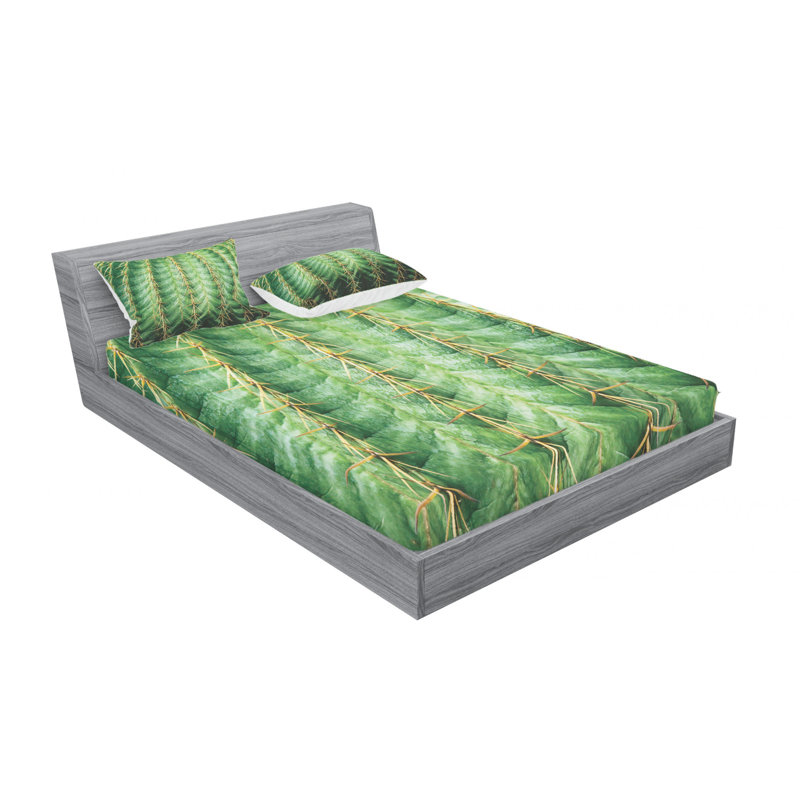 Microfiber Sheet Set, Queen Sheet Set with 2 Pillowcases