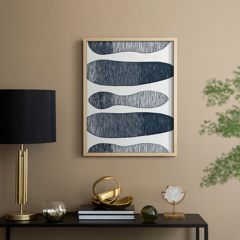 Reproduction encadrée ABSTRACT Series DCCIX - bois massif, H 15 po x l 12 po
