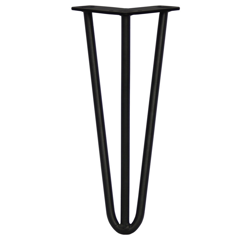 Thrailkill Table Leg, Black, 30.48cm H x 11cm W x 8cm D