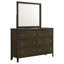 Commode 6 tiroirs avec miroir Ingenito